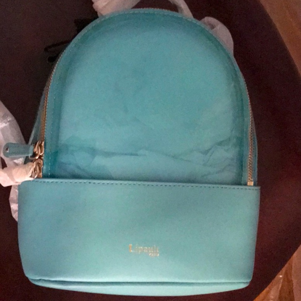 Lipault clear backpack.